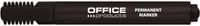Office Products permanent marker 1-5 mm, beitelpunt, zwart - thumbnail