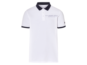 Heren poloshirt (Wit, M)