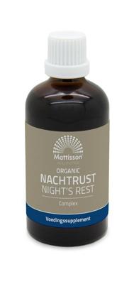 Mattisson Organic nachtrust complex tinctuur bio