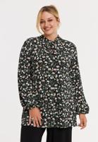 Yoek Tuniek flare GAROFANI | Zwart | Maat 38/40