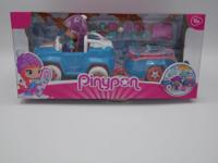 Famosa Pinypon ski jeep met trailer en figuur. Famosa Pinypon ski jeep met trailer en figuur.
