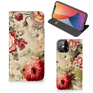 Smart Cover voor iPhone 12 Pro Max Bloemen