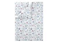 LIVARNO Renforcé-dekbedovertrek, 140 x 200 cm (bloemen)