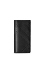 Burberry portefeuille continental en cuir - Noir - thumbnail