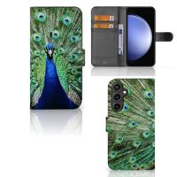 Samsung Galaxy S23 FE | Telefoonhoesje | Met pasjeshouder | Pauw