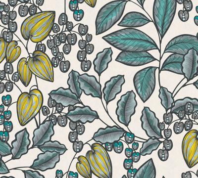 Architects Paper Floral Impression - Blauw - Bloemrijk - 377551