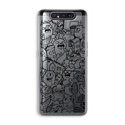 Vexx Black City : Samsung Galaxy A80 Transparant Hoesje