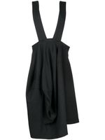 Comme Des Garçons Comme Des Garçons robe mi-longue à modèles asymétriques - Gris