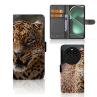 OPPO Find X6 Telefoonhoesje met Pasjes Luipaard - thumbnail