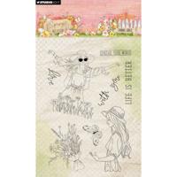 Studio Light • spring meadow clear stamp spring girls