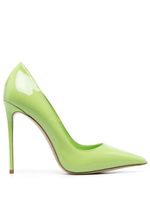 Le Silla escarpins Eva 110 mm en cuir - Vert - thumbnail