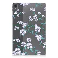 Lenovo Tab P11 | P11 Plus Uniek | Siliconen hoesje | Blossom White
