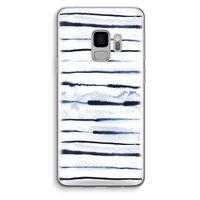 Ink Stripes: Samsung Galaxy S9 Transparant Hoesje Ink Stripes: Samsung Galaxy S9 Transparant Hoesje