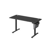Elektrisch in Hoogte Verstelbaar Bureau - Stijlvol, Stil & Ergonomisch, Inktzwart / 60T x 140B x (72-120)H cm