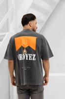Croyez Fumes Amalfi T-Shirt Heren Donkergrijs - Maat S - Kleur: Donkergrijs | Soccerfanshop