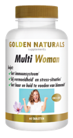 Golden Naturals Supplementen Multi Strong Gold Woman 60Tabletten