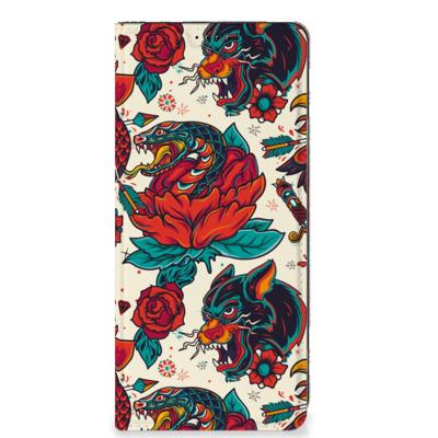 Stand Case voor OPPO A58 4G Old Skool Stand Case voor OPPO A58 4G Old Skool