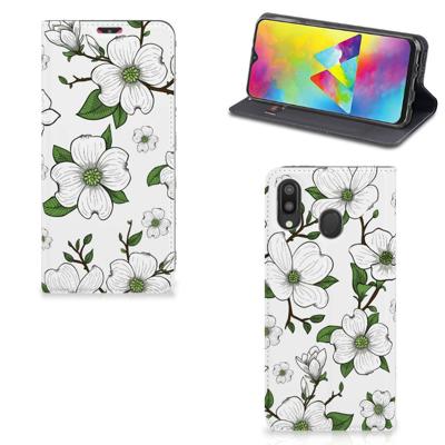 Samsung Galaxy M20 Smart Cover Dogwood Flowers Samsung Galaxy M20 Smart Cover Dogwood Flowers