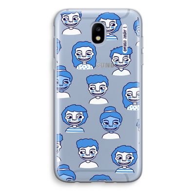 Gezichtjes: Samsung Galaxy J5 (2017) Transparant Hoesje