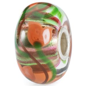 Trollbeads TGLBE-20386 Kraal Liefde in bloei zilver-glas