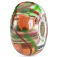 Trollbeads TGLBE-20386 Kraal Liefde in bloei zilver-glas