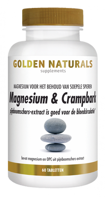 Golden Naturals Magnesium & Crampbark Tabletten