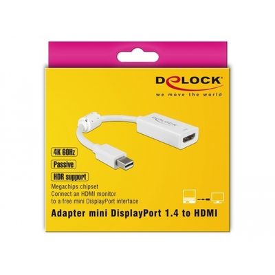 DeLOCK Mini DisplayPort 1.4 > HDMI adapter