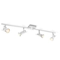 Opbouwspot Cali 4 - incl. dimbare LED lamp - staal