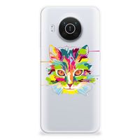 Nokia X10 | X20 Telefoonhoesje met Naam Cat Color