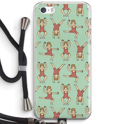 Gymboys: iPhone 5 / 5S / SE Transparant Hoesje met koord