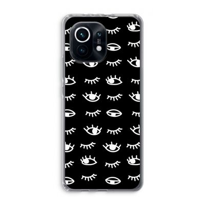 Eye pattern #3: Xiaomi Mi 11 Transparant Hoesje