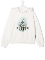 Andorine sweat à capuche Puffin - Blanc