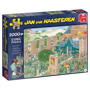 Jumbo Jan van Haasteren puzzel de kunstmarkt - 2000 stukjes