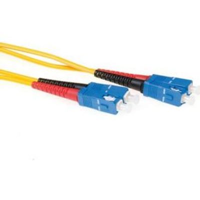ACT 7 meter LSZH Singlemode 9/125 OS2 glasvezel patchkabel duplex met SC connectoren