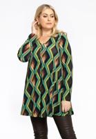 Yoek Tuniek Swing met rits GATSBY | Bruin | Maat 46/48