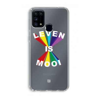 Het Leven Is Mooi: Samsung Galaxy M31 Transparant Hoesje