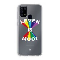 Het Leven Is Mooi: Samsung Galaxy M31 Transparant Hoesje