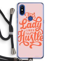 Hustle Lady: Xiaomi Mi Mix 3 Transparant Hoesje met koord