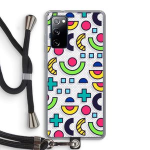 8-bit N°6: Samsung Galaxy S20 FE / S20 FE 5G Transparant Hoesje met koord