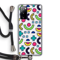 8-bit N°6: Samsung Galaxy S20 FE / S20 FE 5G Transparant Hoesje met koord