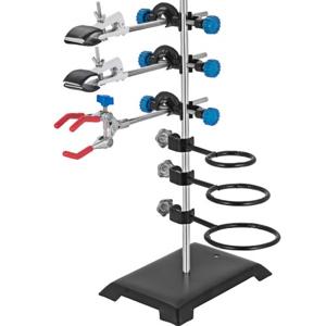 VEVOR 60cm Chemie Lab Stand Ondersteuning Klem Fles Condensor Clip Filtratie Ondersteuning Ring Bevestiging