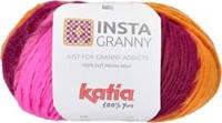 Katia Instagranny 106 Orange-Fuchsia-Dark fuchsia