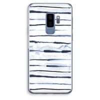 Ink Stripes: Samsung Galaxy S9 Plus Transparant Hoesje Ink Stripes: Samsung Galaxy S9 Plus Transparant Hoesje