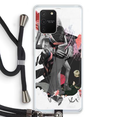 Dissimulation du réel: Samsung Galaxy S10 Lite Transparant Hoesje met koord