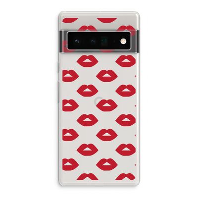 Lips: Google Pixel 6 Pro Transparant Hoesje