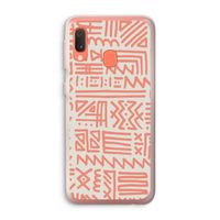 Marrakech Pink: Samsung Galaxy A20e Transparant Hoesje
