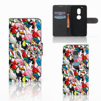Motorola Moto G4 Play Telefoonhoesje met Pasjes Birds - thumbnail
