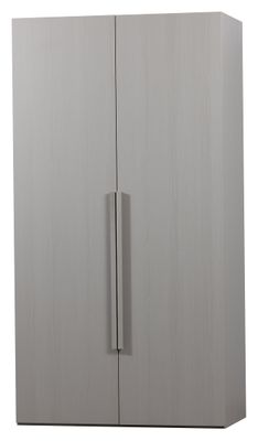 WOOOD Kledingkast 'Rens' 2-deurs, kleur Pebble Grey