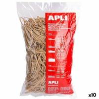 Elastische banden Apli Bruin 100 x 5 mm (10 Stuks)