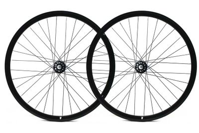 Weinmann DP18 Fixed Gear Wielset - Zwart Weinmann DP18 Fixed Gear Wielset - Zwart